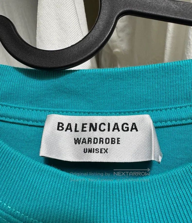 Balenciaga Balenciaga Lake blue embroidered short-sleeve Size US M / EU 48-50 / 2 - 3 Thumbnail