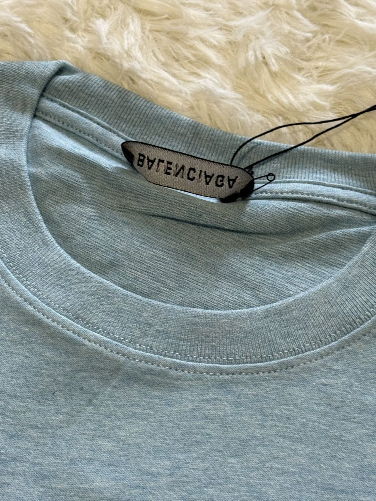 Balenciaga Balenciaga sky bluet shirt Size US S / EU 44-46 / 1 - 5 Thumbnail