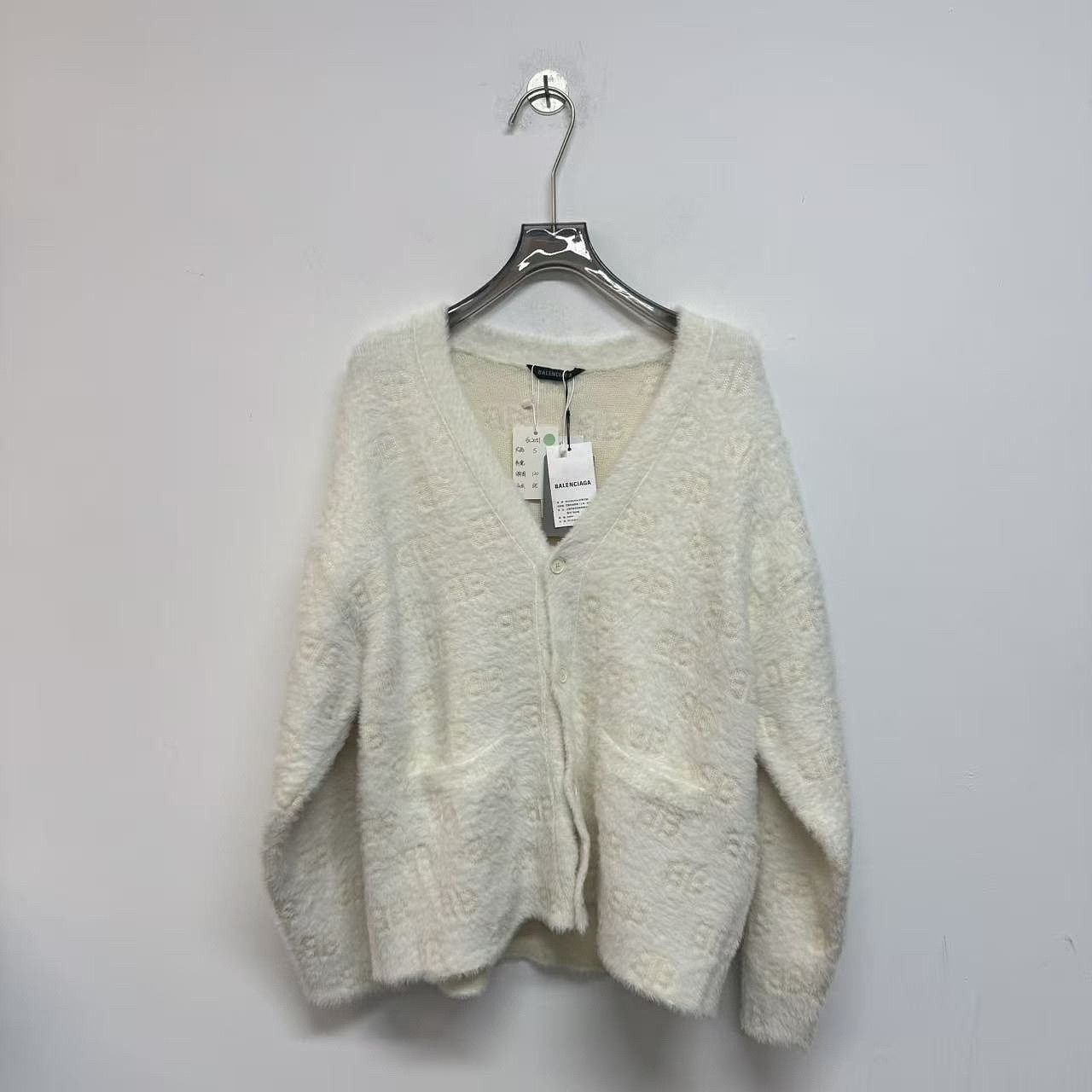Balenciaga Balenciaga BB Monogram Cardigan Size S Size S / US 4 / IT 40 - 1 Thumbnail