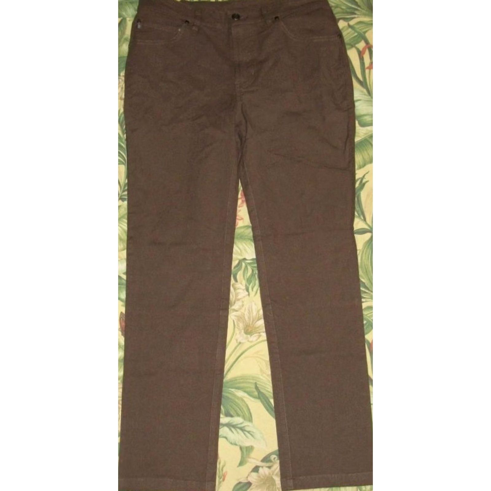Vintage FREE FLY Tobacco Brown 5 Pocket Stretch Canvas Pants 32 x 30 NWT Mens Chino XS? Size US 32 / EU 48 - 3 Thumbnail