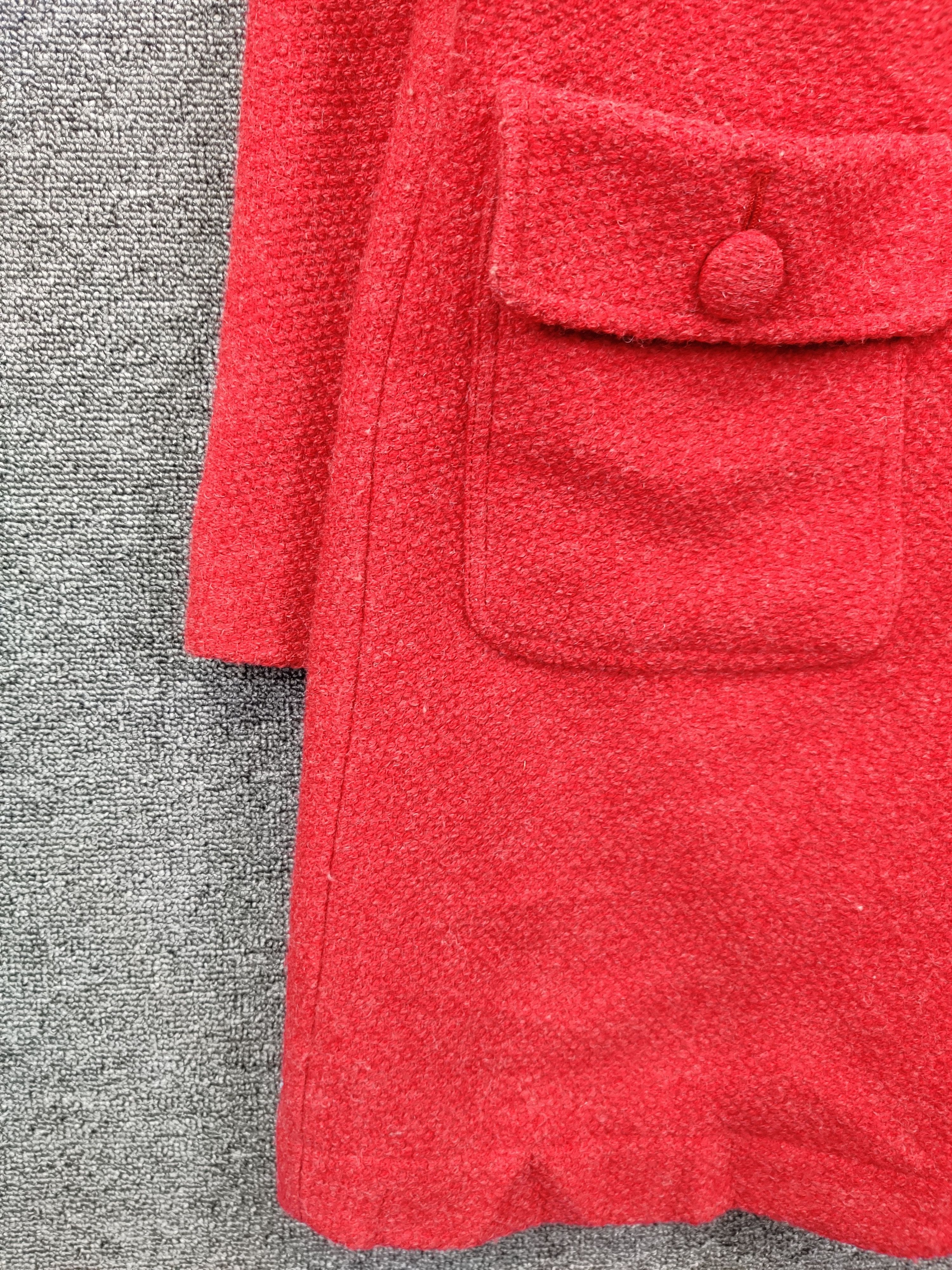 Lacoste Vintage Lacoste Mohair Long Coat Jacket Size US M / EU 48-50 / 2 - 4 Thumbnail