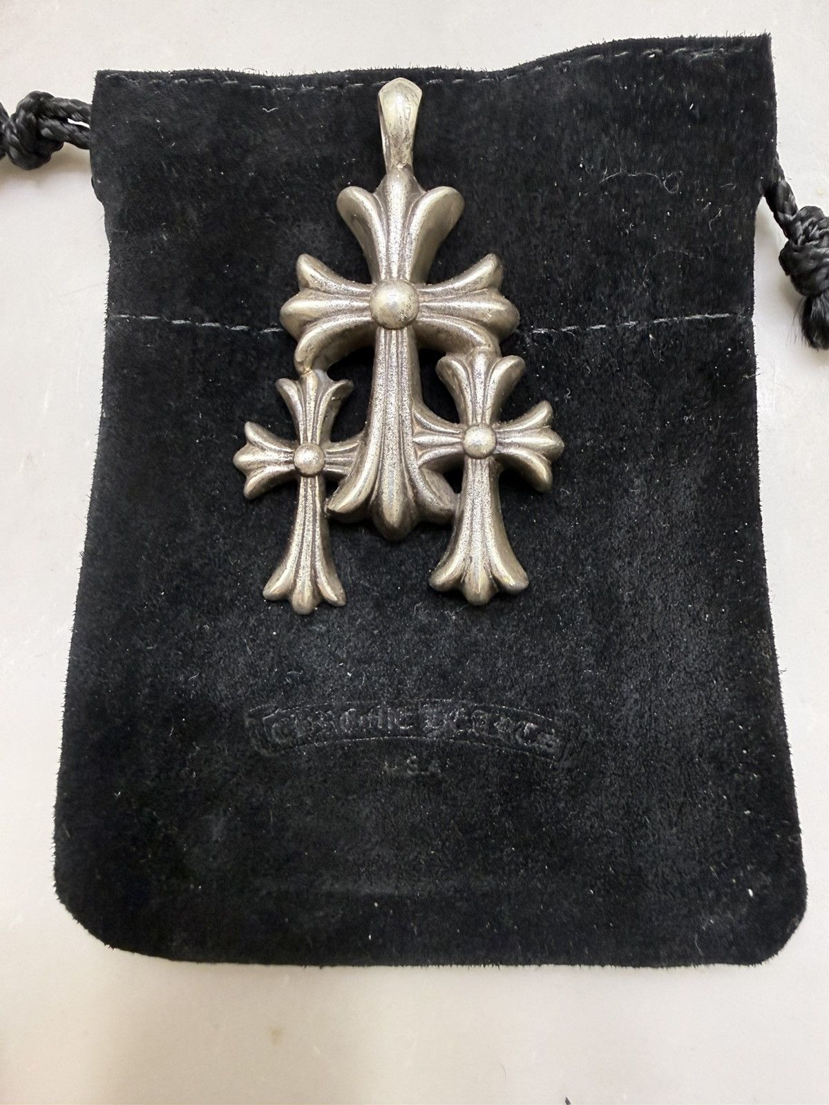 Chrome Hearts Chrome Hearts Triple Cross Pendant Size ONE SIZE - 1 Thumbnail