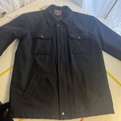 Other Trenders Basics Men’s Size L Wool Button Down Lined Field Co Size US L / EU 52-54 / 3 - 1 Thumbnail