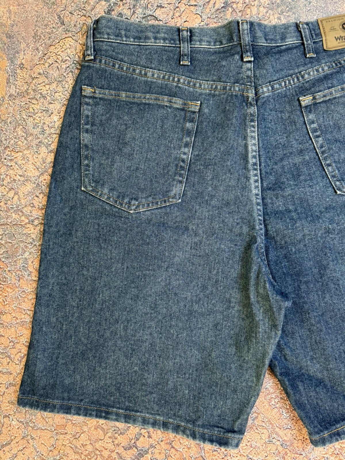 Vintage × Wrangler Vintage Y2K Wrangler Jorts Jean Essential Shorts Size US 36 / EU 52 - 6 Thumbnail