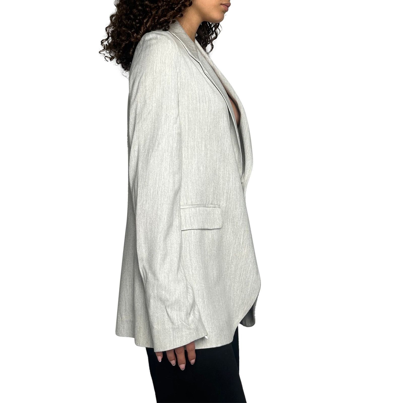Bassike Grey Blazer Size XS / US 0-2 / IT 36-38 - 4 Thumbnail