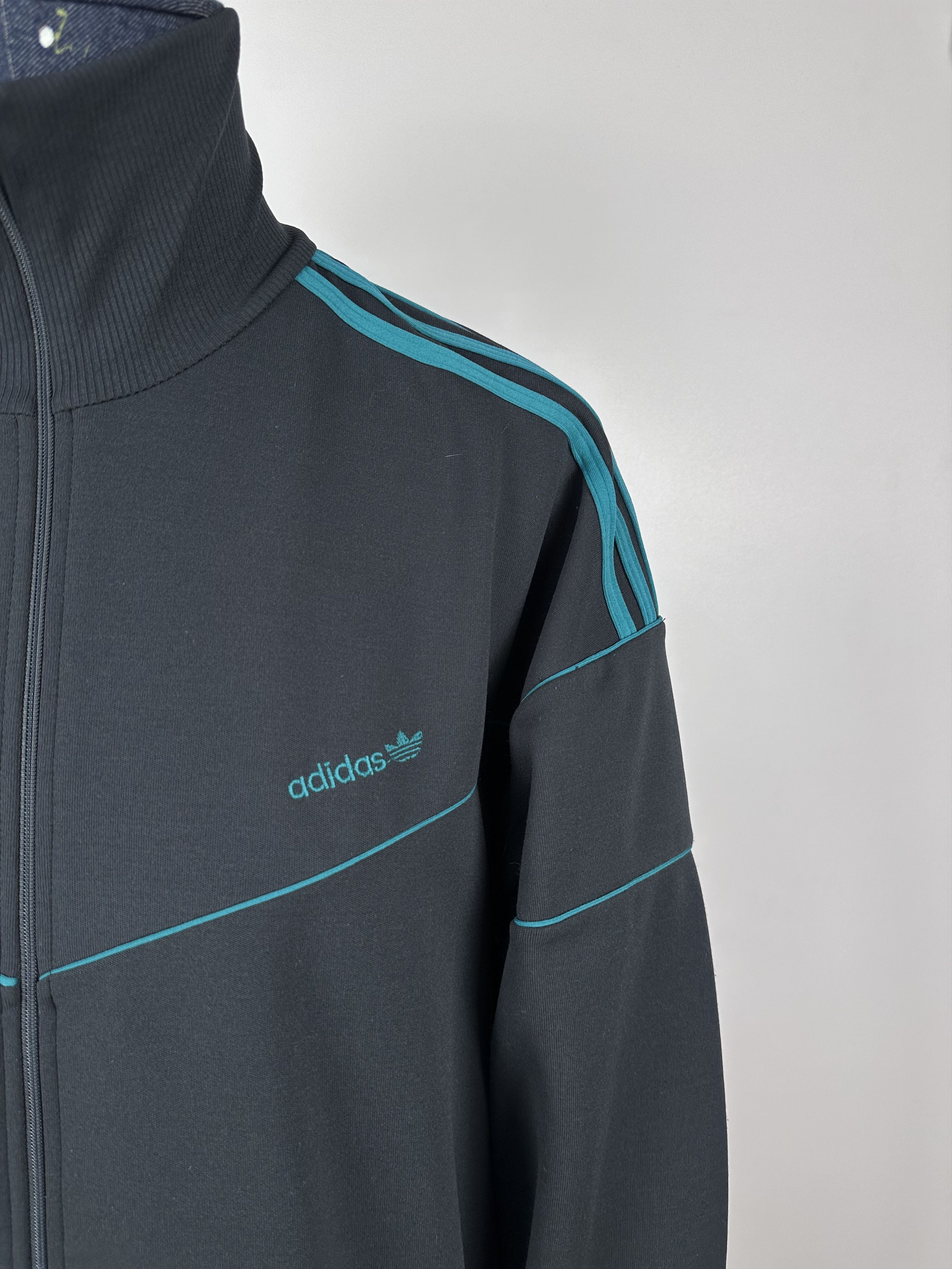 Adidas × Vintage Adidas Originals Vintage 90s Track Tracksuit Top Jacket Size US L / EU 52-54 / 3 - 3 Thumbnail