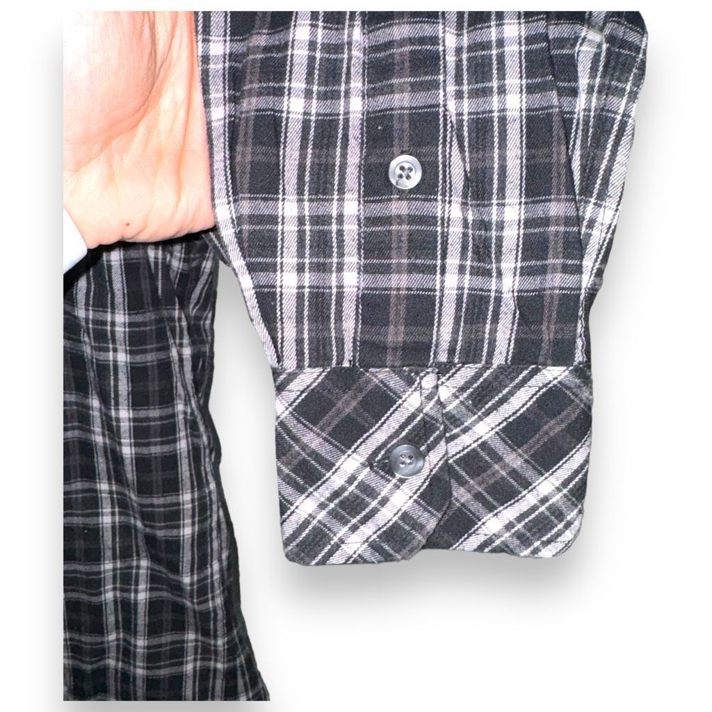 Vince Vince Black Luxury Flannel Button Down Shirt Size S Size US S / EU 44-46 / 1 - 6 Thumbnail