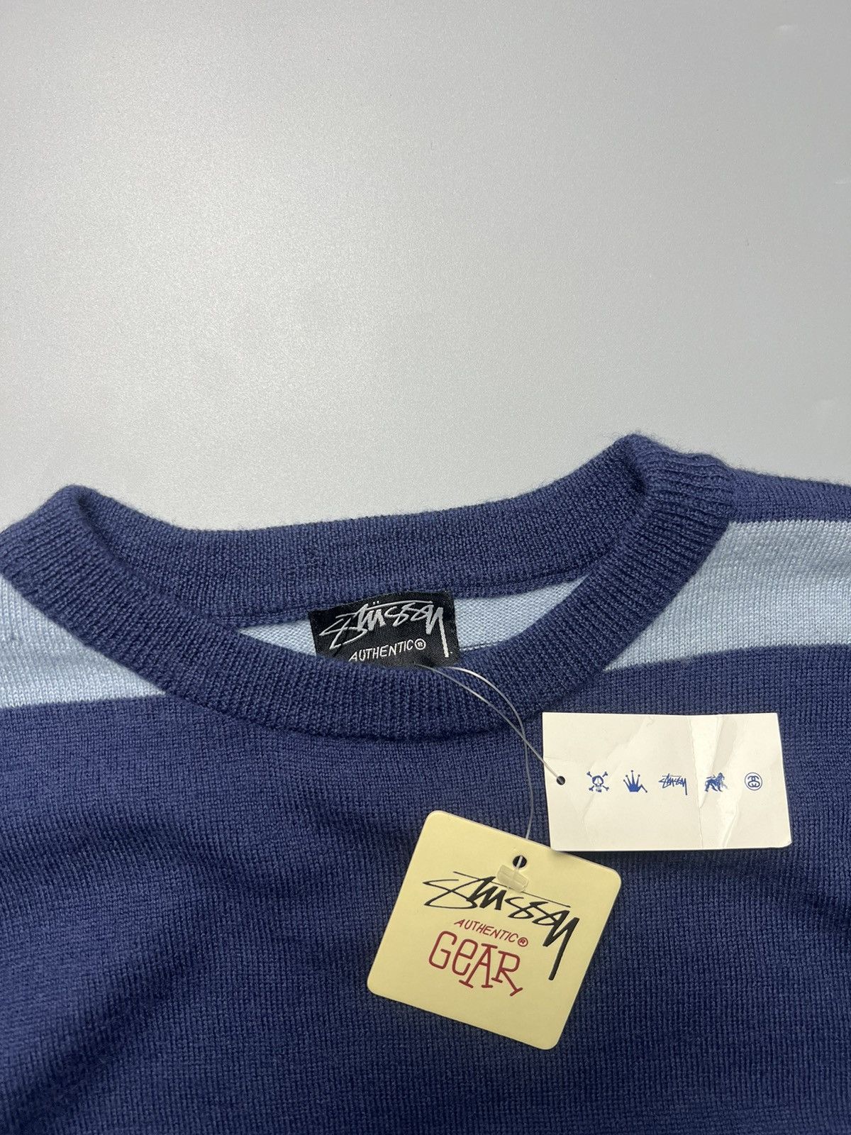 Stussy × Vintage 2000s NewOldStock Stussy Bieniesweter Knit Size US L / EU 52-54 / 3 - 2 Thumbnail