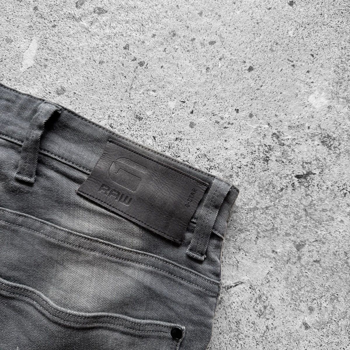 G-Star G-Star Raw Mens Grey Washed Tapered Slim Fit Denim Jeans Size US 32 / EU 48 - 8 Thumbnail