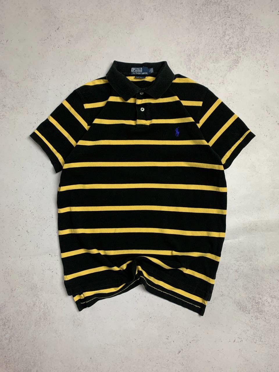 Polo Ralph Lauren × Vintage Vintage Polo Ralph Lauren Striped Polo Shirt L Size US L / EU 52-54 / 3 - 1 Thumbnail