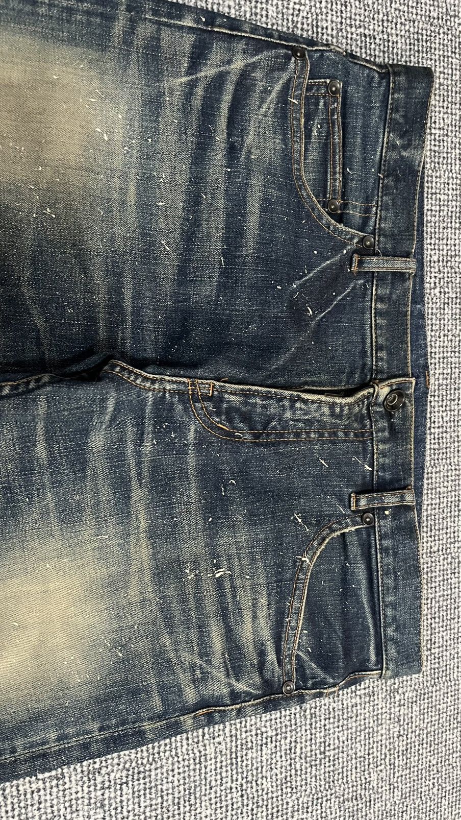 Giuliano Fujiwara Giuliano Fujiwara Spalatter Paint Slim Stretch jeans 34 x 32 Size US 34 / EU 50 - 8 Thumbnail