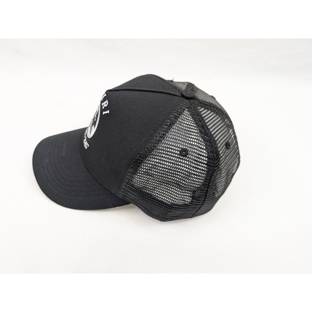 Amiri o1rshd1 Q:5 / Size: OS / Zig Zag Trucker Hat / Cap in Black Size ONE SIZE - 7 Thumbnail