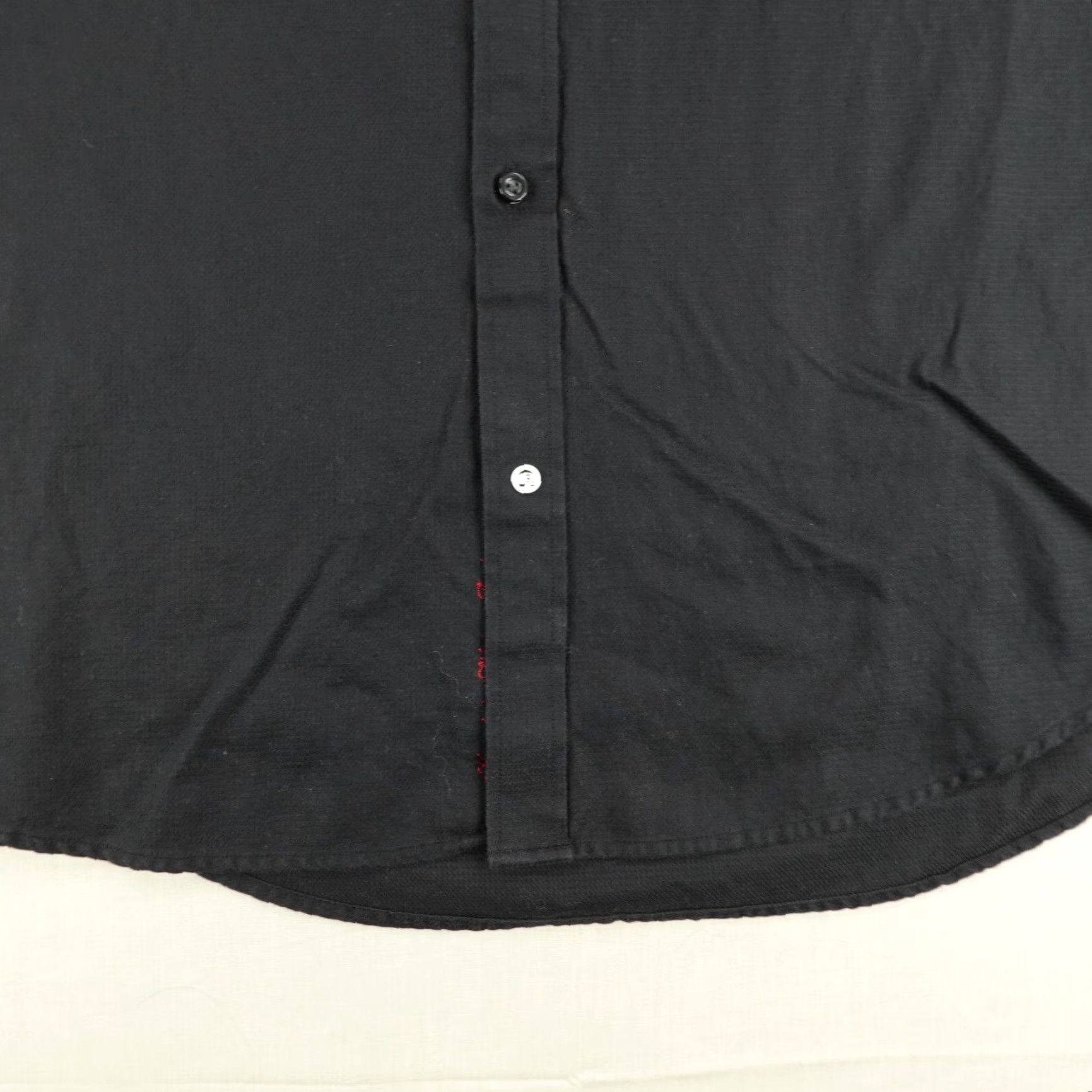 Robert Graham VINTAGE Robert Graham Men’s Shirt XL Black Button-Up Long Sleeve Cotton Formal Size 46R - 3 Thumbnail