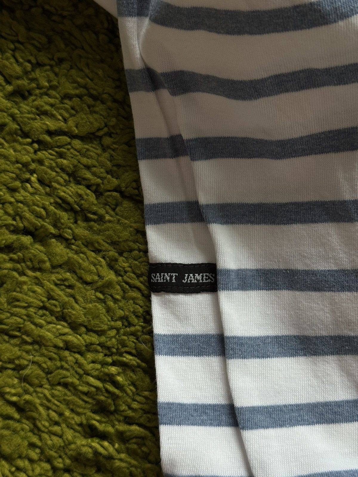 Saint James Saint James 2000s vtg ASAP Rocky style striped longsleeve Size M / US 6-8 / IT 42-44 - 6 Thumbnail