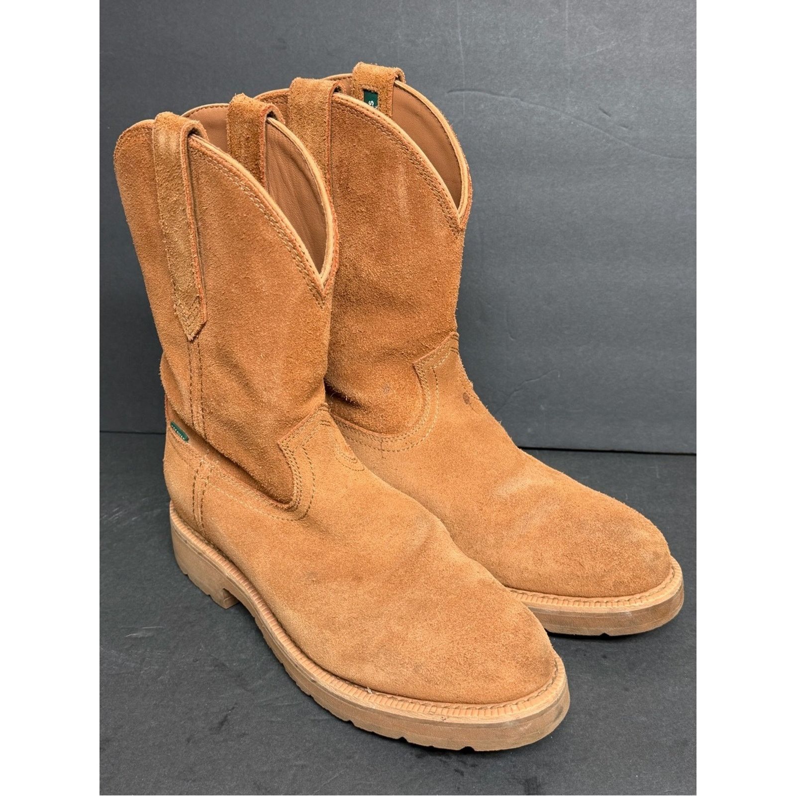 Tecovas Tecovas Rugged Roper Boot Mens 8D Cashew Roughout Cashew Size US 8 / EU 41 - 2 Thumbnail