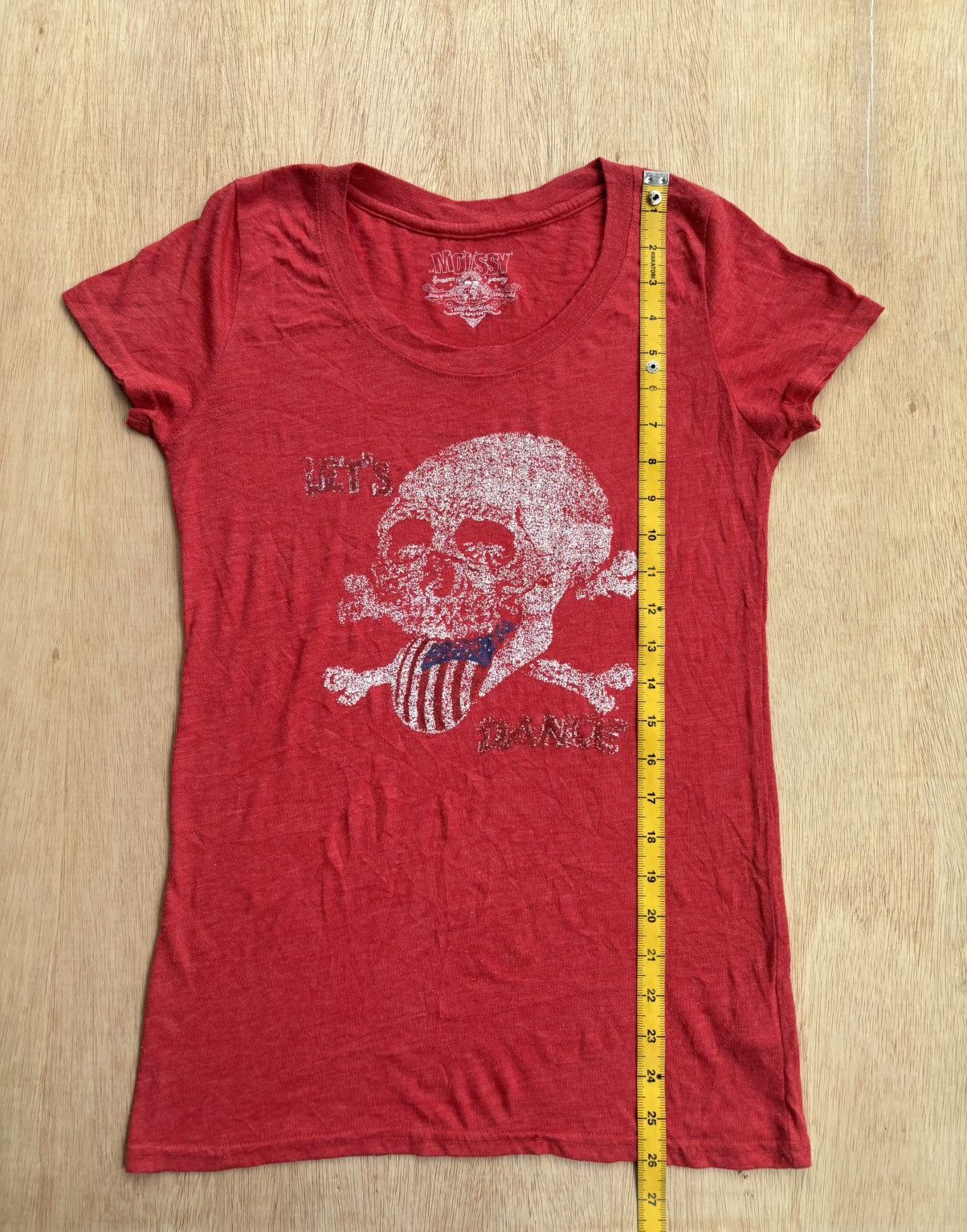 MOUSSY Y2k Moussy Rock'N' Roll Skull Tshirt Size M / US 6-8 / IT 42-44 - 10 Thumbnail