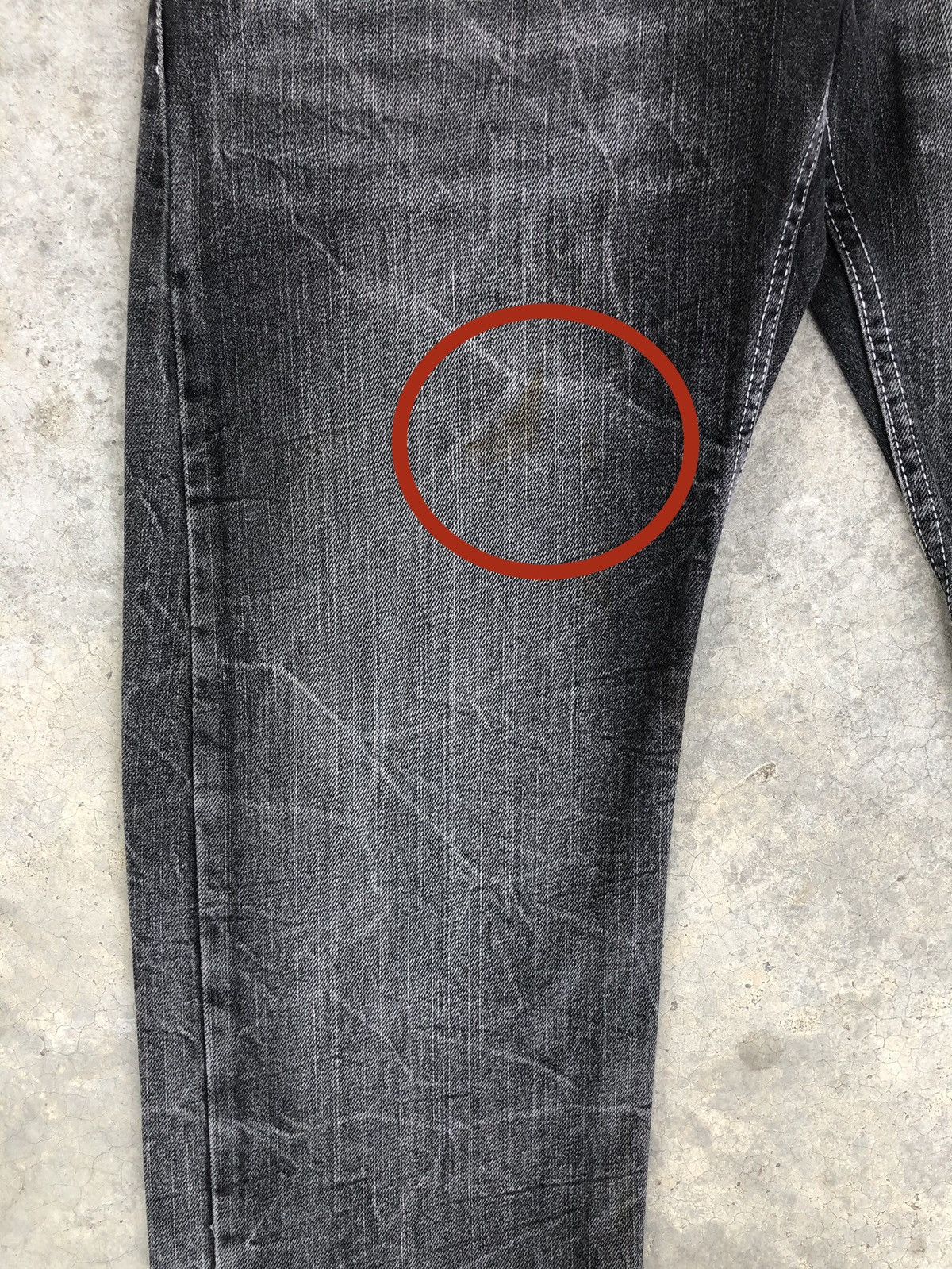 Hysteric Glamour Japanese Memory Special Double Waist Distressed Jeans Size US 33 - 15 Thumbnail