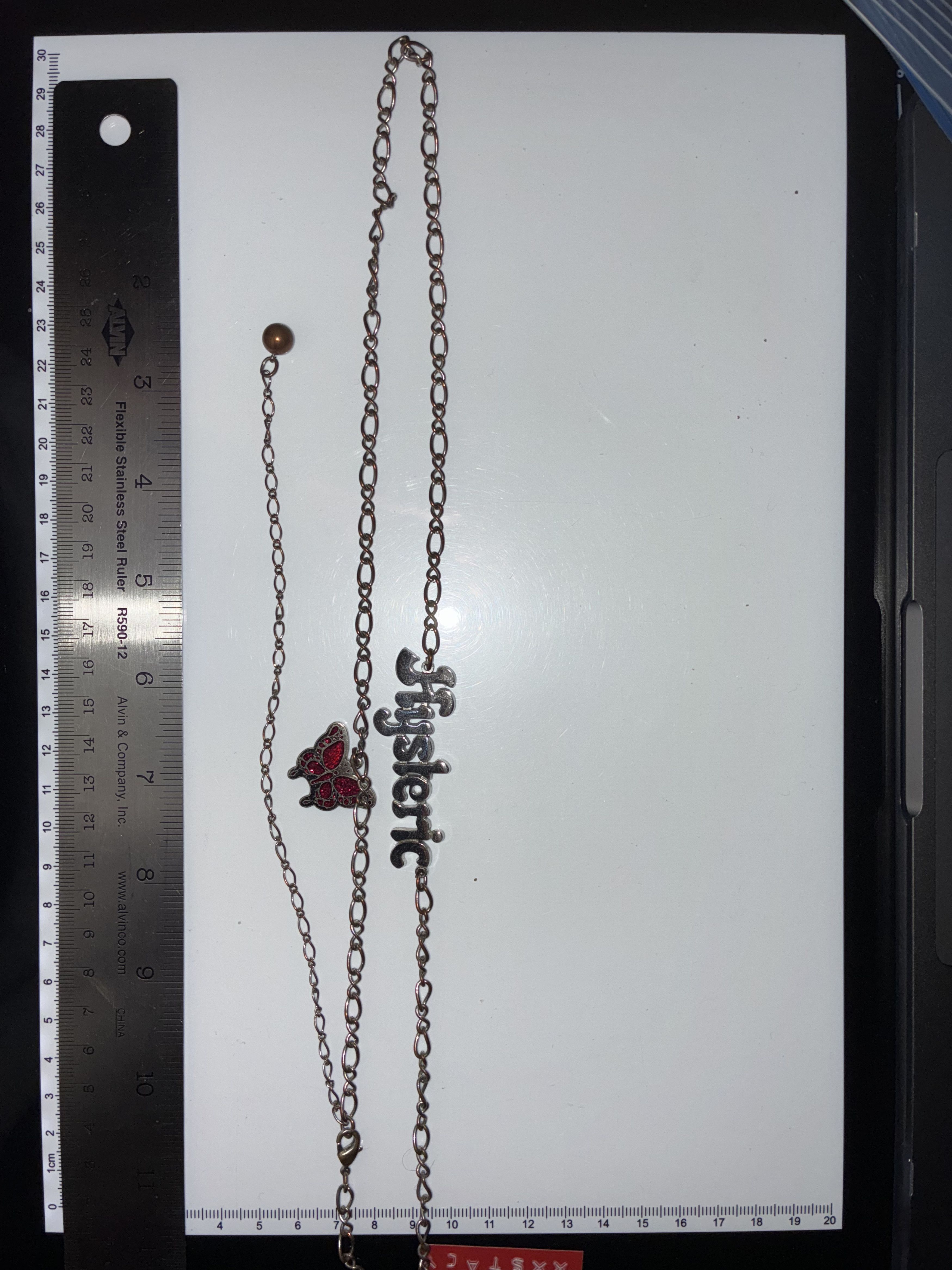 Hysteric Glamour Hysteric Butterfly Ball Charm Chain Necklace Size ONE SIZE - 3 Thumbnail