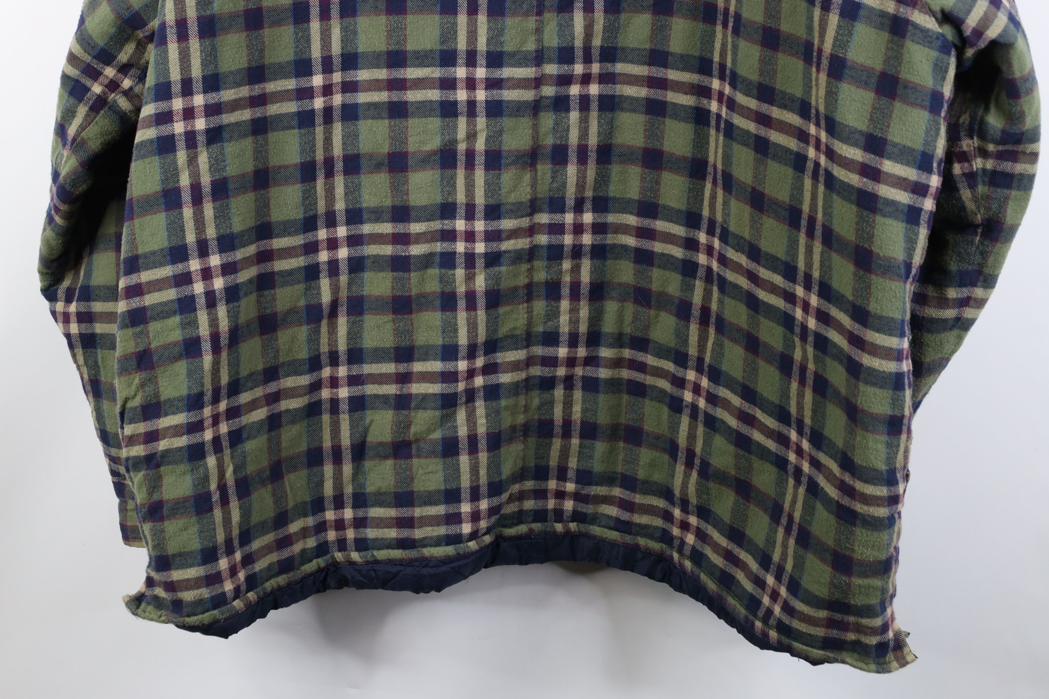 Vintage Vintage 90s Streetwear Flannel Button Shirt Jacket Jac Shirt Size US XXL / EU 58 / 5 - 11 Thumbnail