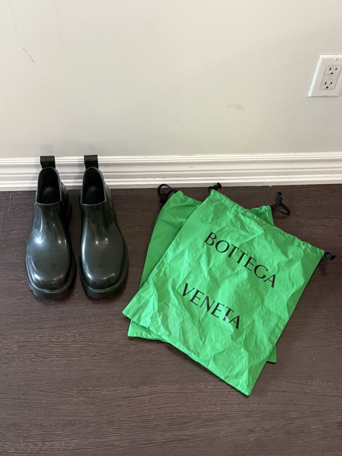 Bottega Veneta Bottega Never Worn Black Rubber Boots Size US 11 / EU 44 - 7 Thumbnail
