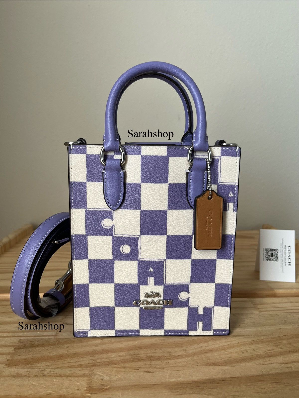 image of Coach Purse in Purple, Women's
