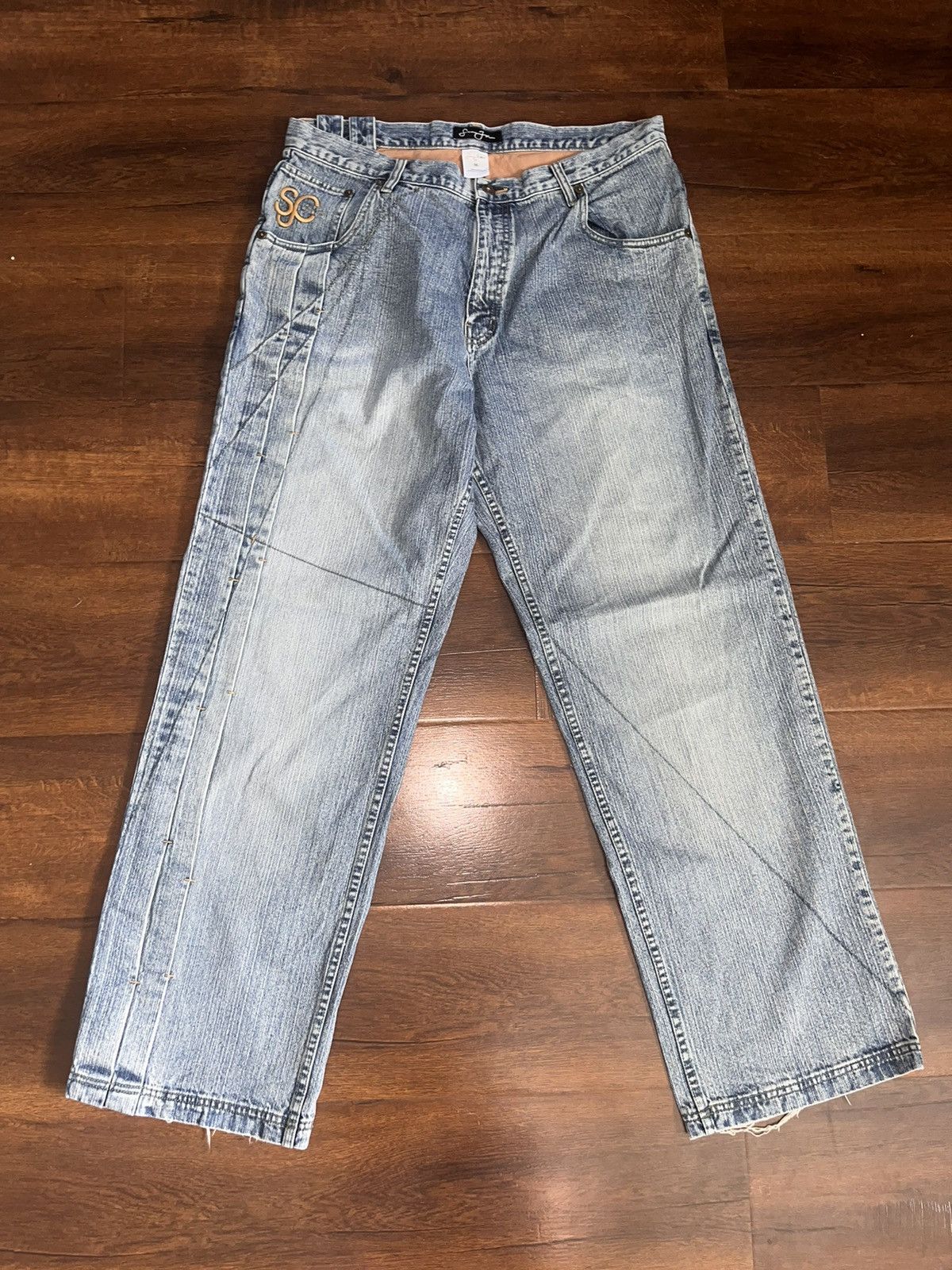 Sean John × Vintage Vintage Sean John Y2K Baggy Jeans Size US 36 / EU 52 - 1 Thumbnail