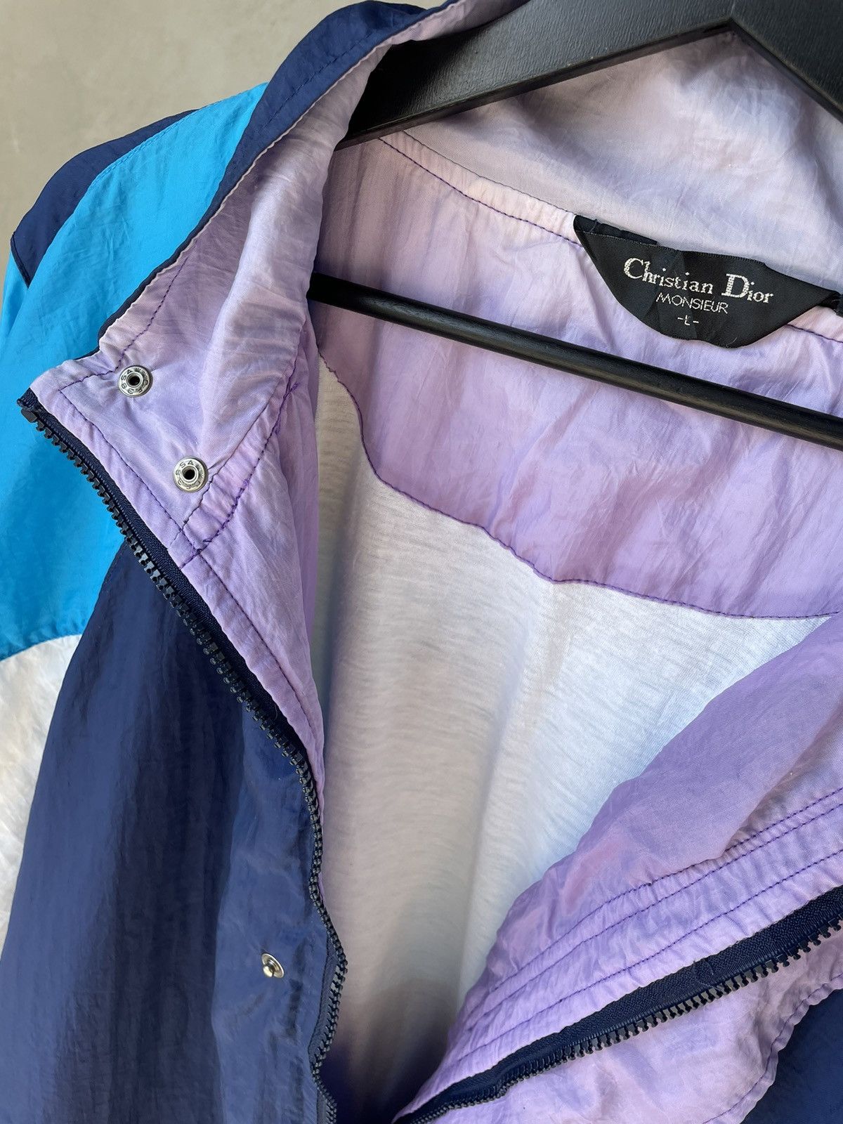 Christian Dior Monsieur × Dior × Vintage Christian Dior Sports Vintage Bomber Jacket Windbreaker Size US L / EU 52-54 / 3 - 16 Thumbnail