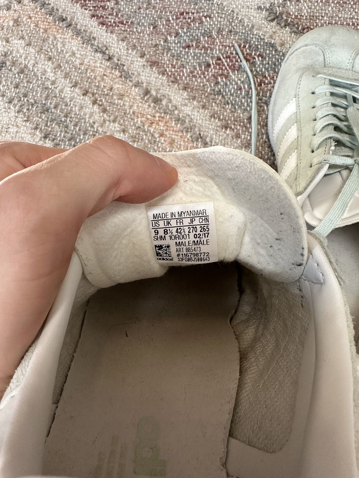 Adidas Adidas Gazelle Size US 9 / EU 42 - 5 Thumbnail