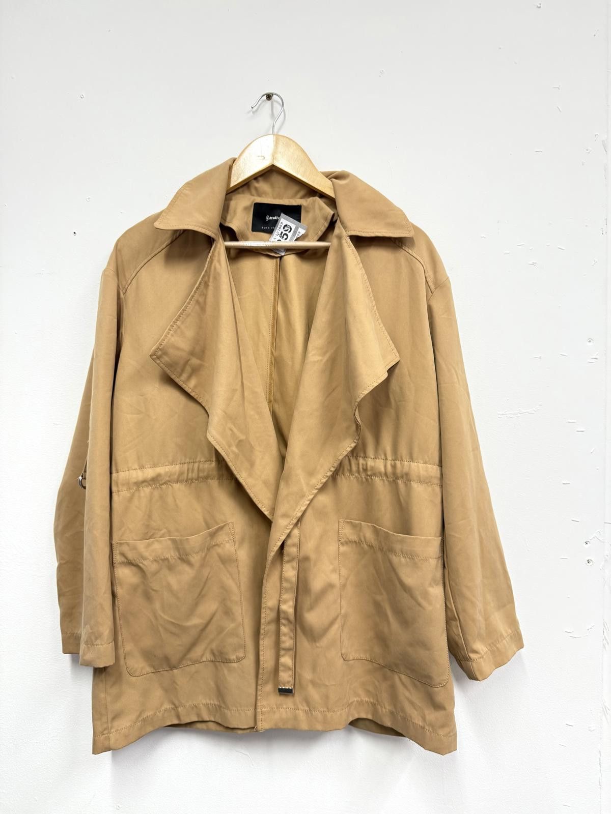 Other Stradivarius Women's Camel Trench Coat Size S / US 4 / IT 40 - 1 Thumbnail
