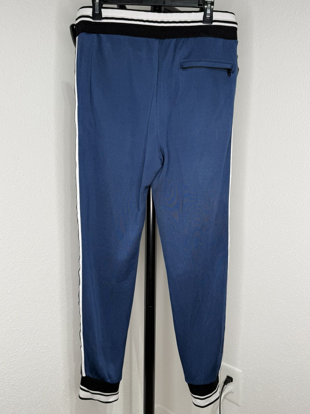 Dolce & Gabbana Dolce & Gabbana Logo Stripe Track Pants Blue Size US 34 / EU 50 - 3 Thumbnail