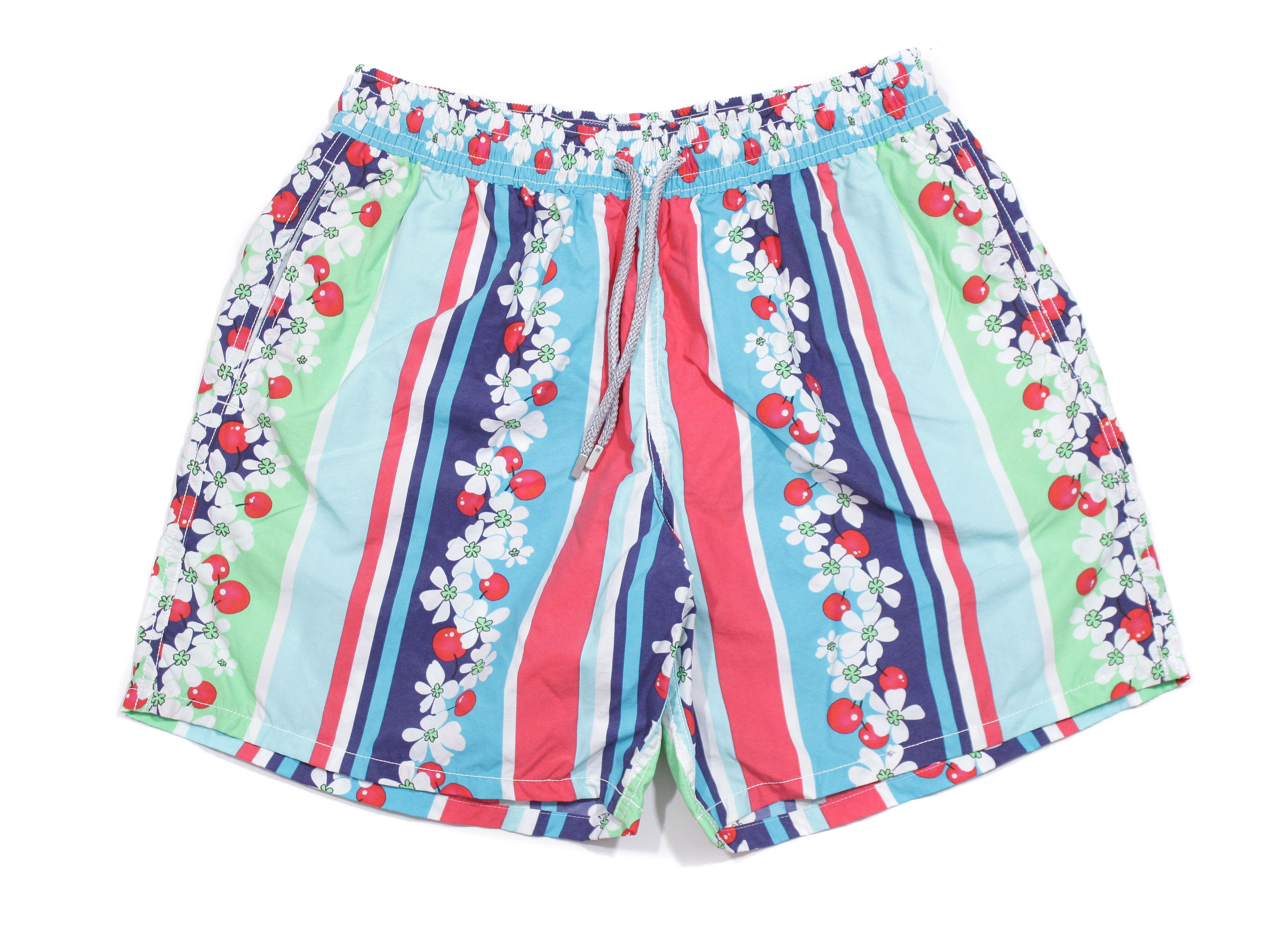Vilebrequin Cherry Flowers Nylon Swim Shorts Size US 32 / EU 48 - 1 Thumbnail