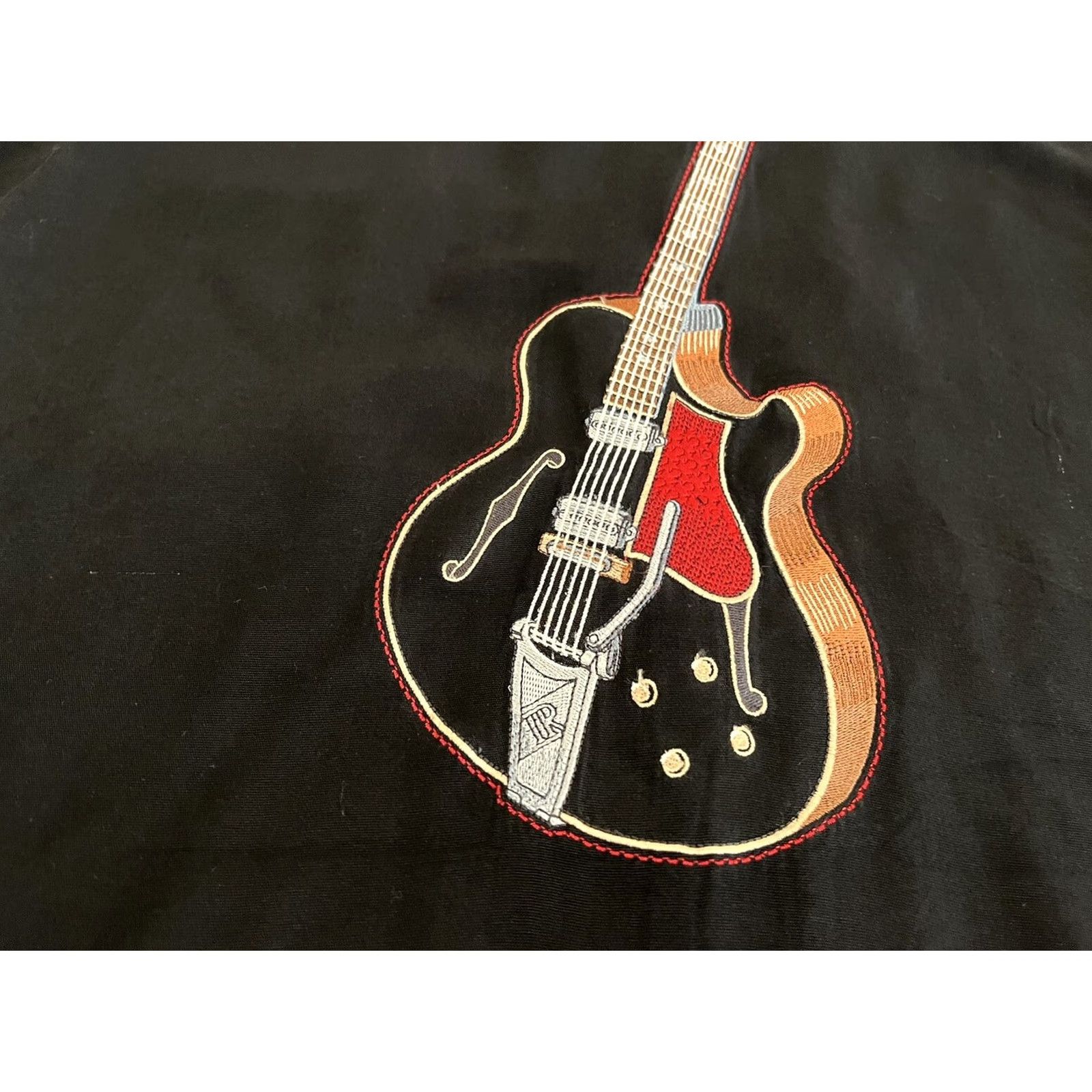Tori Richard Tori Richard Shirt Mens L 100% Silk Embroidered Button Up Black Size US L / EU 52-54 / 3 - 6 Thumbnail