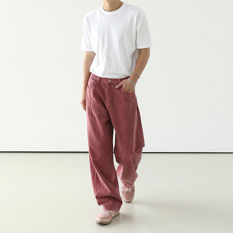 Japanese Brand × Jean Retro wide leg straight leg casual jeans Size US 32 / EU 48 - 3 Thumbnail