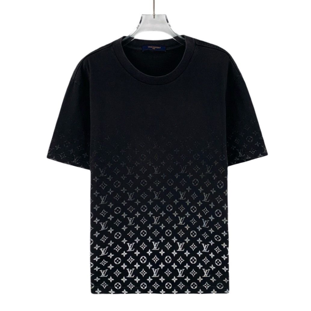 Louis Vuitton Louis Vuitton 23 collection Black Logo Gradient T-Shirt Size US XL / EU 56 / 4 - 1 Thumbnail