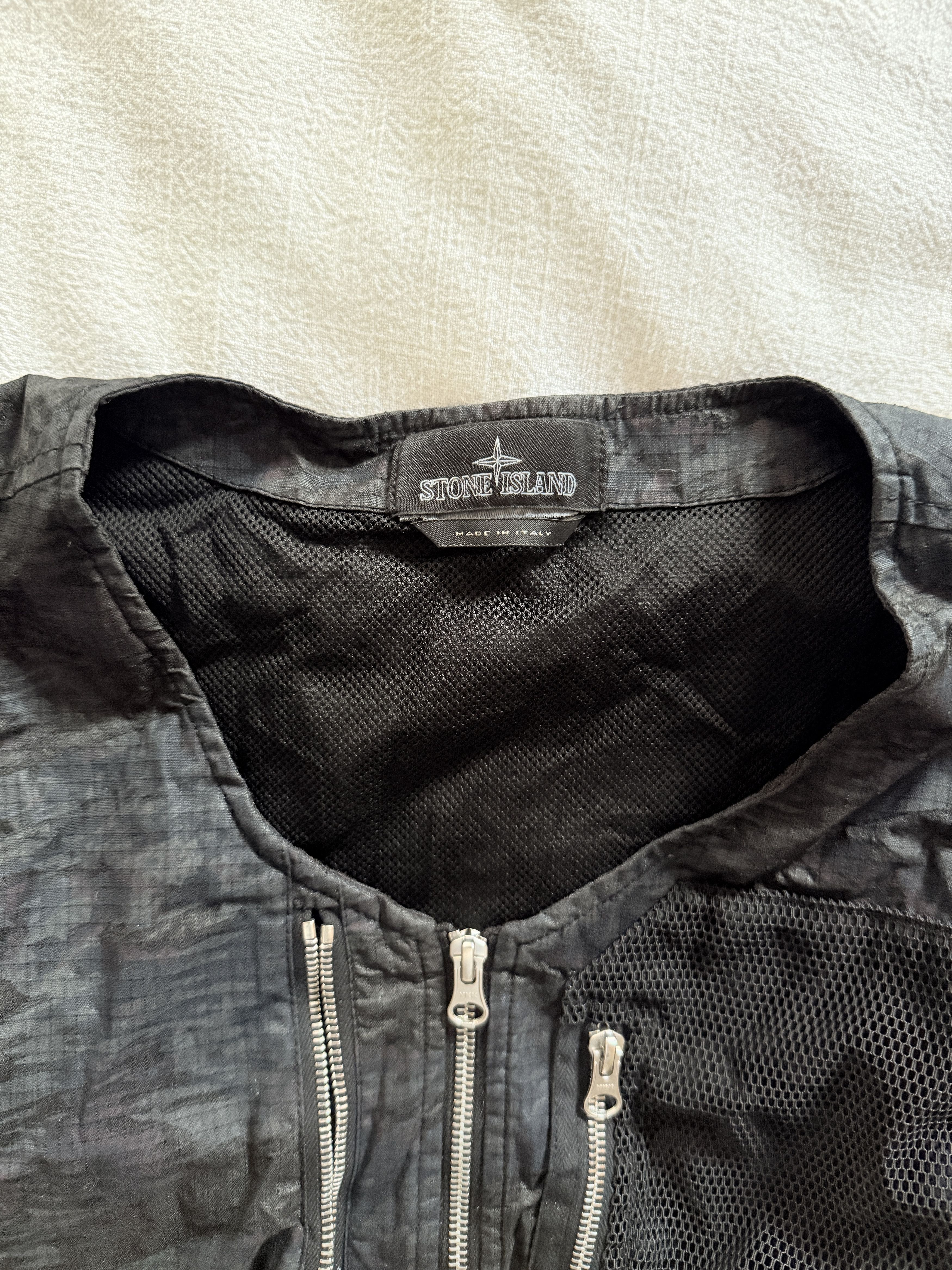 Stone Island Shadow Project Camouflage-Pattern Brand-Badge Cotton-Blend Gilet Size US M / EU 48-50 / 2 - 2 Thumbnail