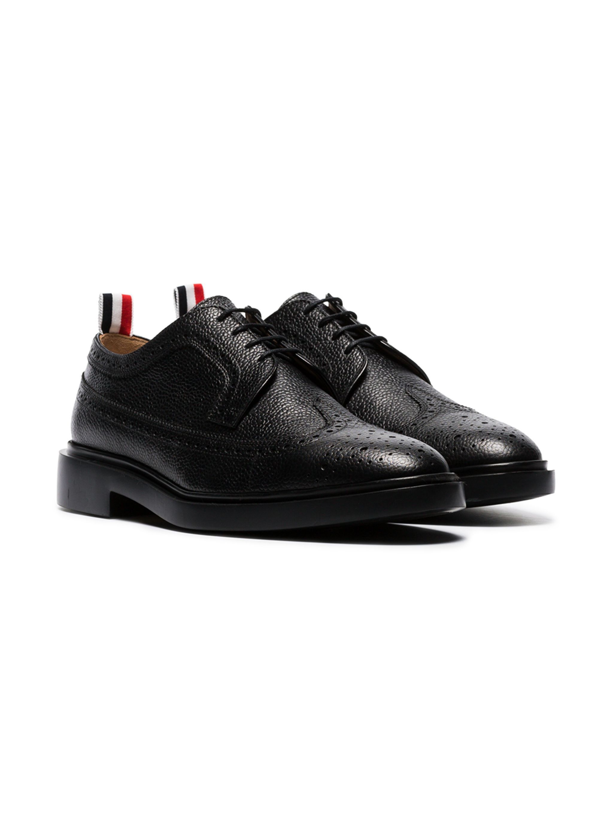 Thom Browne o1s22i1n1124 Leather Lace-up Shoes in Black Size US 6 / EU 39 - 3 Thumbnail