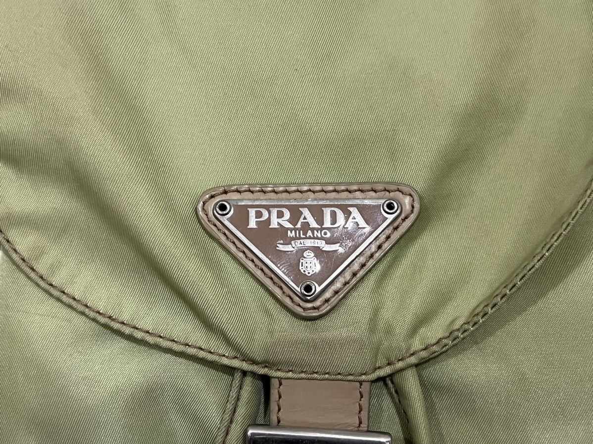 Prada Vintage prada backpack cream nylone Size ONE SIZE - 11 Thumbnail