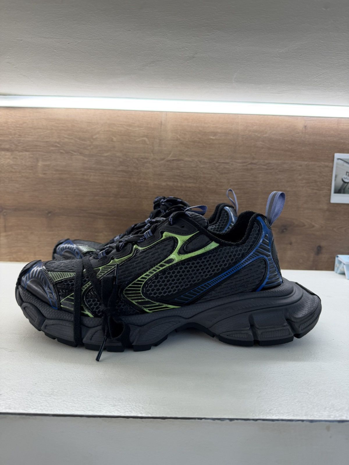 Balenciaga Balenciaga 3XL Sneakers “Black Neon” Size US 8.5 / EU 41-42 - 1 Thumbnail
