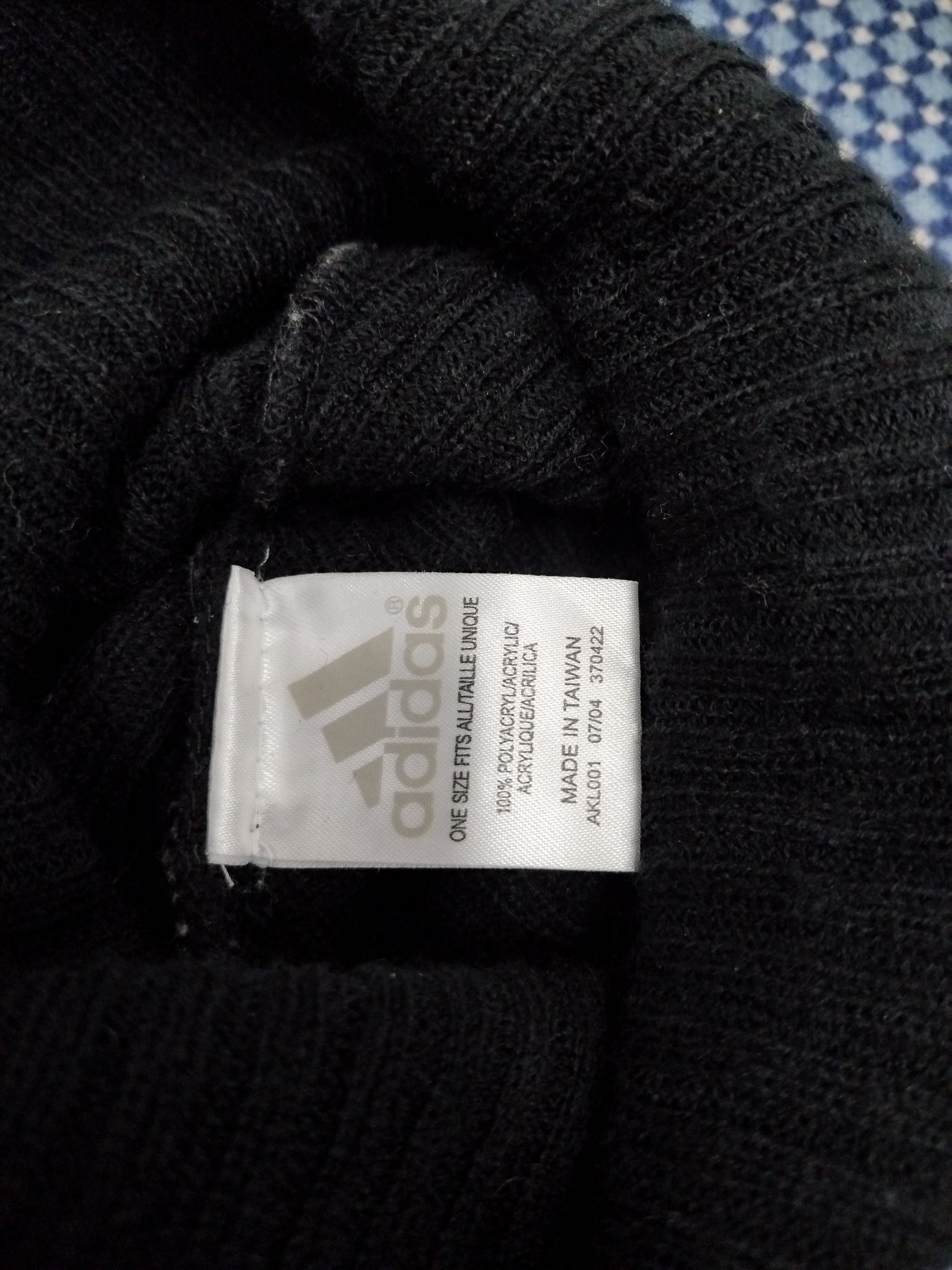 Adidas All black x Adidas black colour beanie hat Size ONE SIZE - 2 Thumbnail