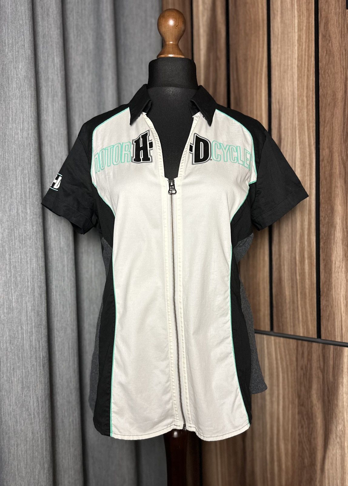 Harley Davidson × Vintage Vintage Harley-Davidson Bike Logo Shirt Racing Women's M Size M / US 6-8 / IT 42-44 - 1 Thumbnail