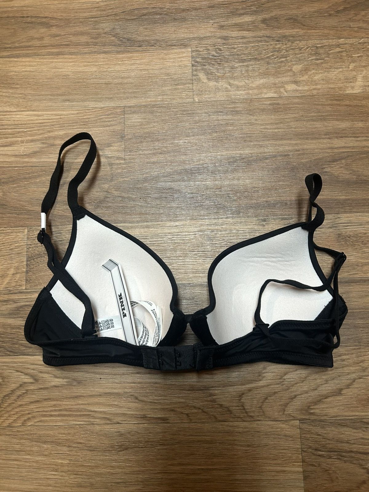 Pink 32B Victoria's Secret Pink black women's wear everywhere bra Size ONE SIZE - 3 Thumbnail