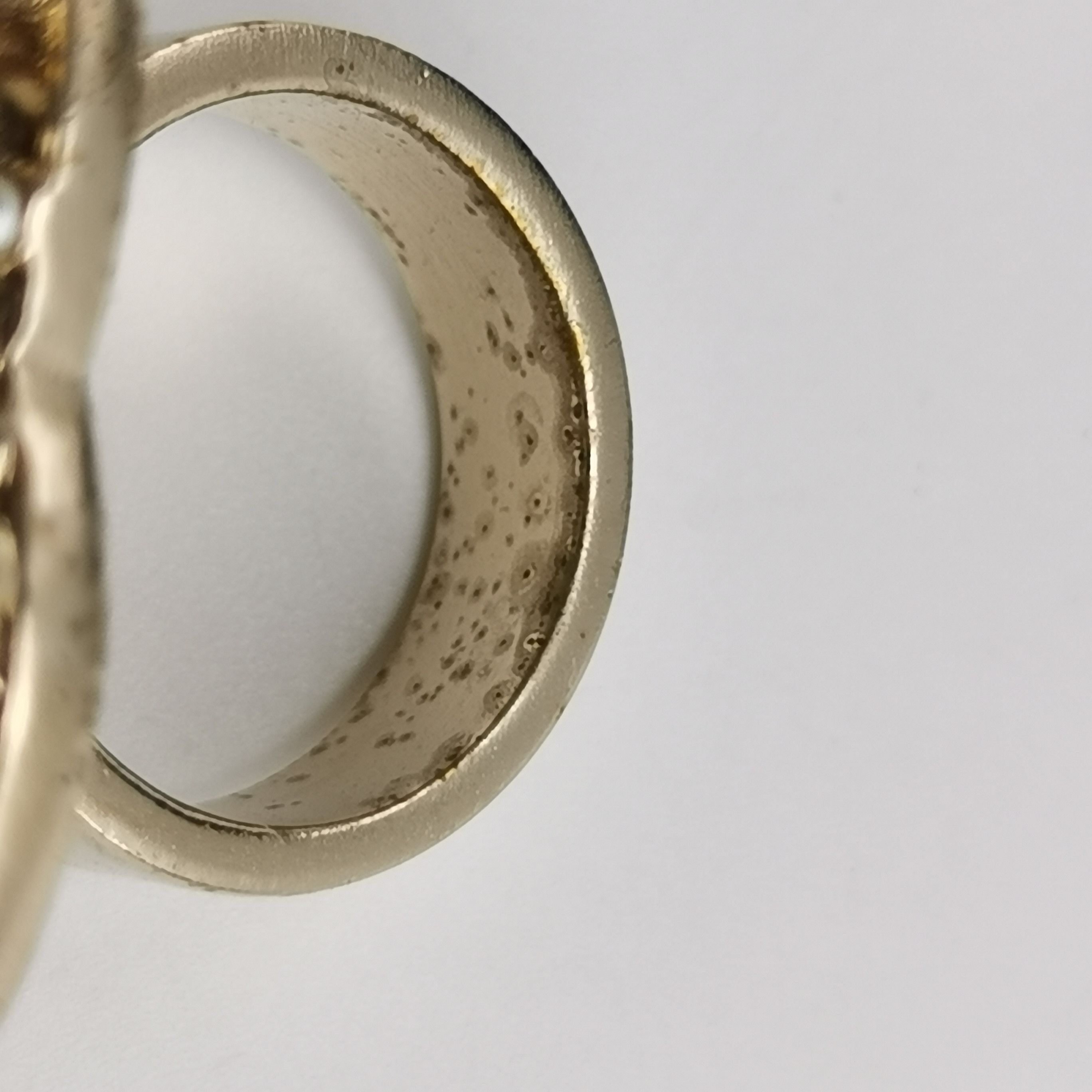 Chanel Chanel Imitation Pearl Double C Ring Size 12 -z2505 Size ONE SIZE - 6 Thumbnail