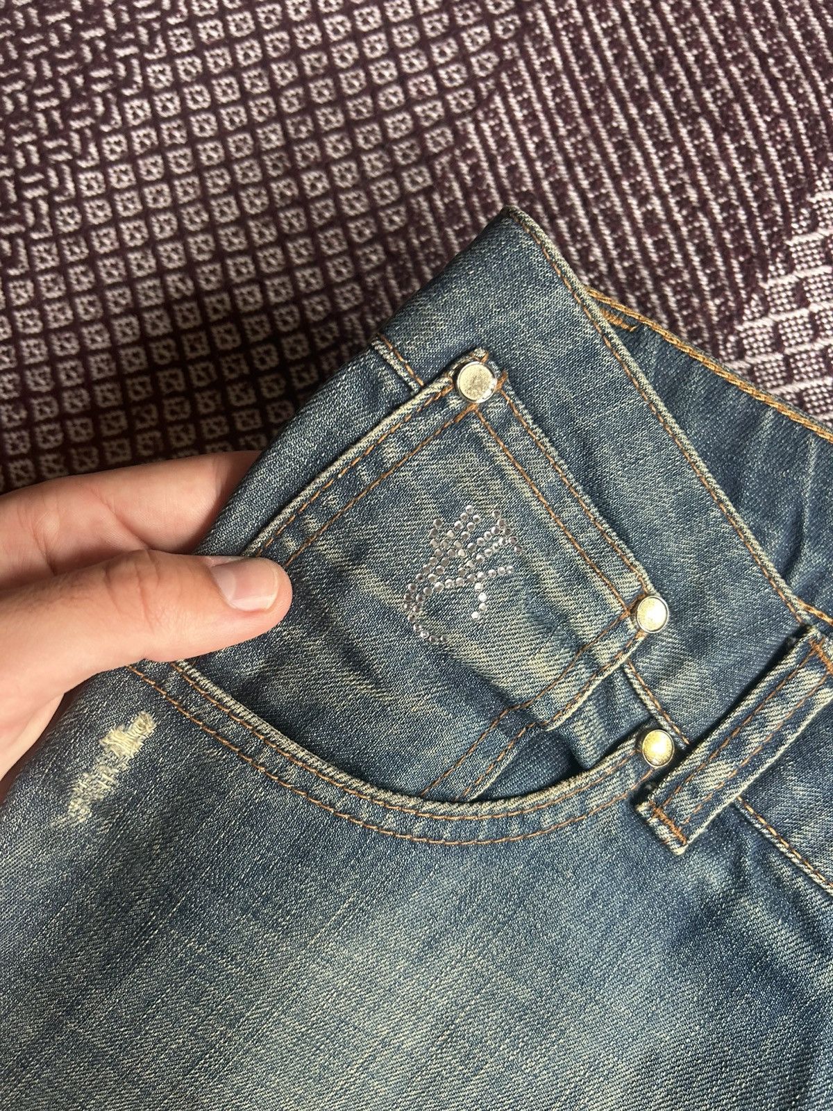 Versace Vintage Versace Jeans Mud Washed Streetwear Style Size 30 Size 30" / US 8 / IT 44 - 8 Thumbnail