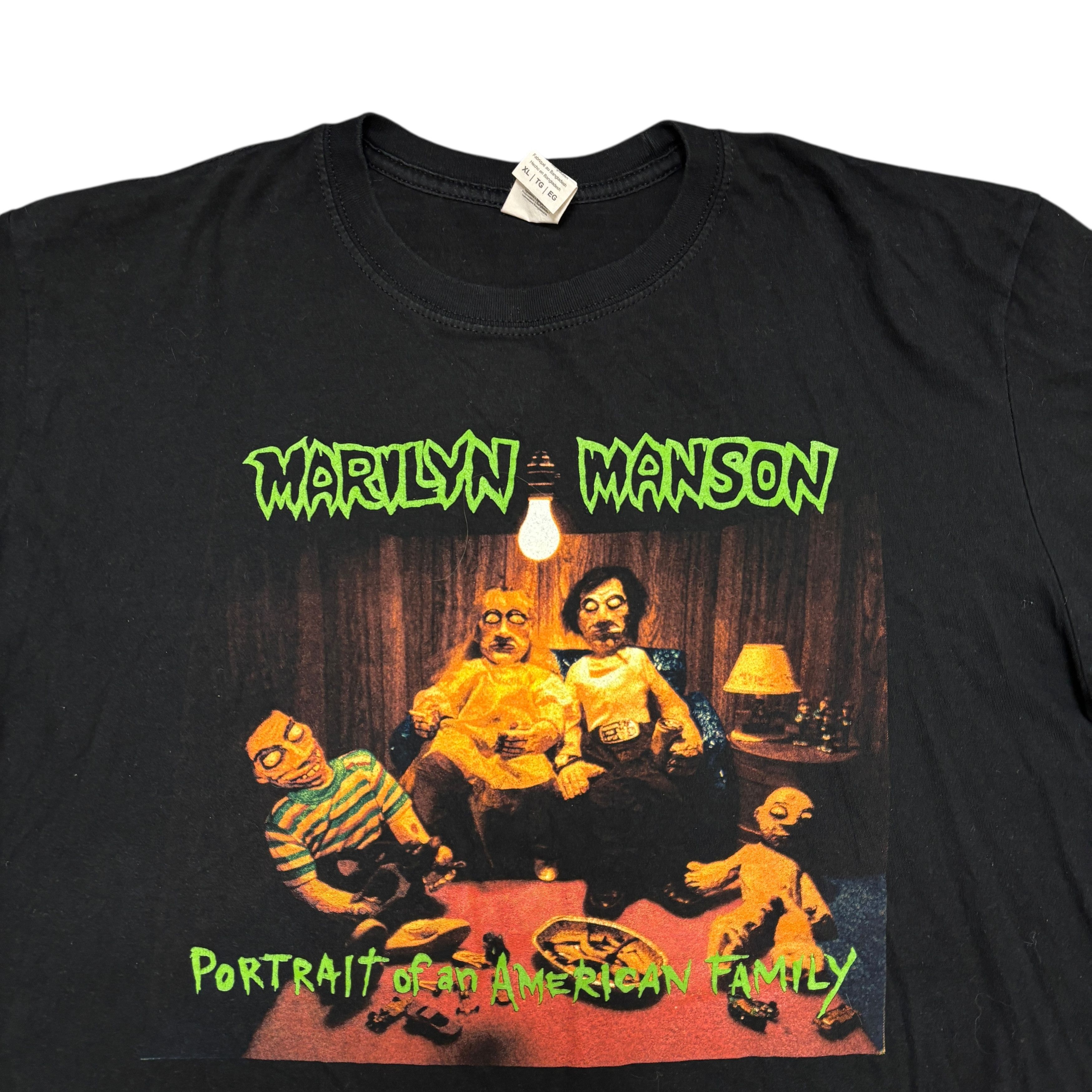 Band Tees Marilyn Manson Shirt Tour Concert Metal Band Tee Gothic Size US XL / EU 56 / 4 - 4 Thumbnail