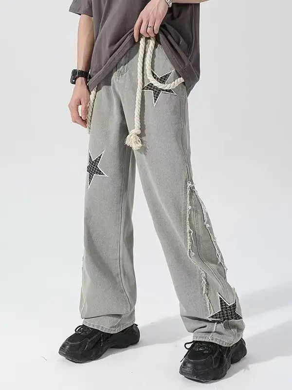 Designer × Japanese Brand Streetwear Designer Hip Hop Loose Casual Pants Size US 31 - 3 Thumbnail