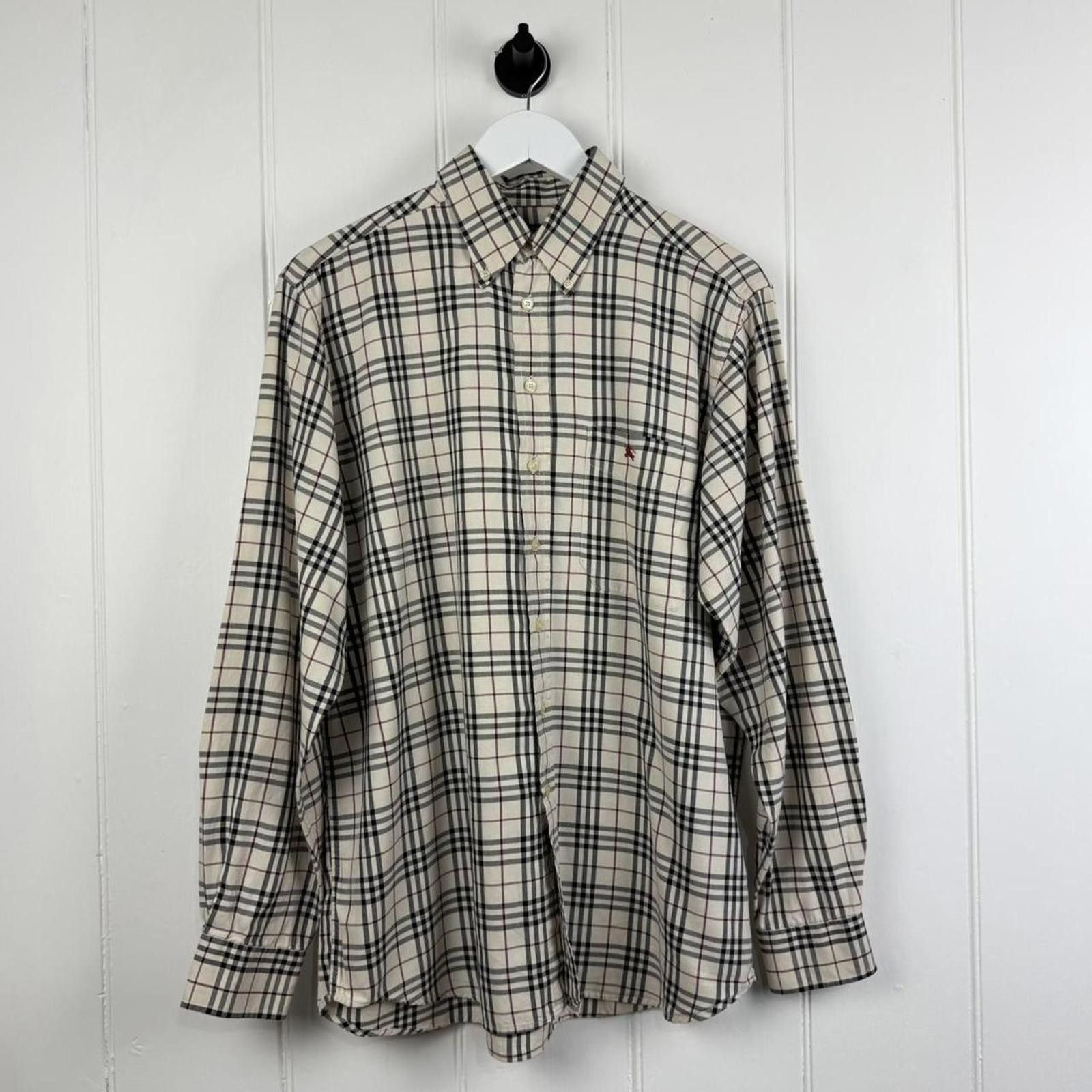 Burberry Vintage Burberry House Check Shirt LS Size US L / EU 52-54 / 3 - 1 Thumbnail