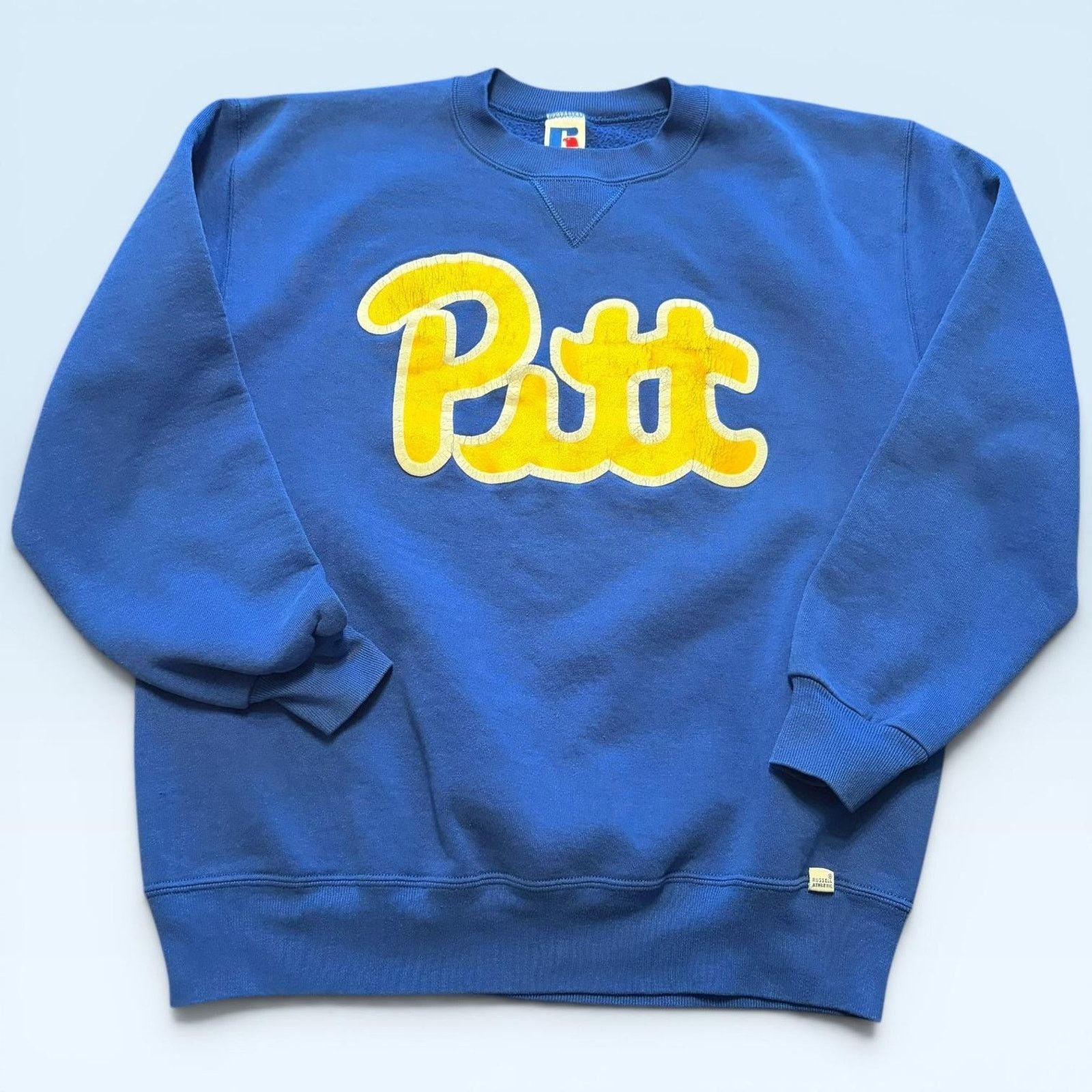 Russell Athletic Vintage Pitt Panthers Sweatshirt Mens Large Russell Athletic Size US L / EU 52-54 / 3 - 1 Thumbnail