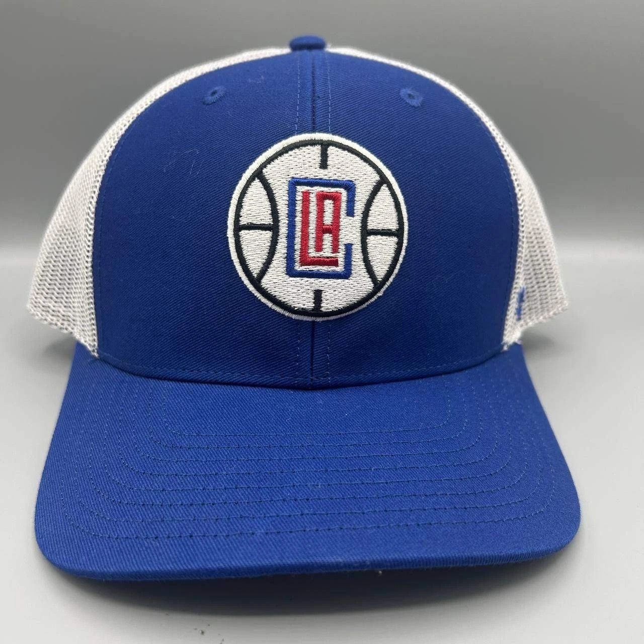 47 Brand Los Angeles Clippers Trucker Hat Men Embroidered Snap Back Size ONE SIZE - 1 Thumbnail