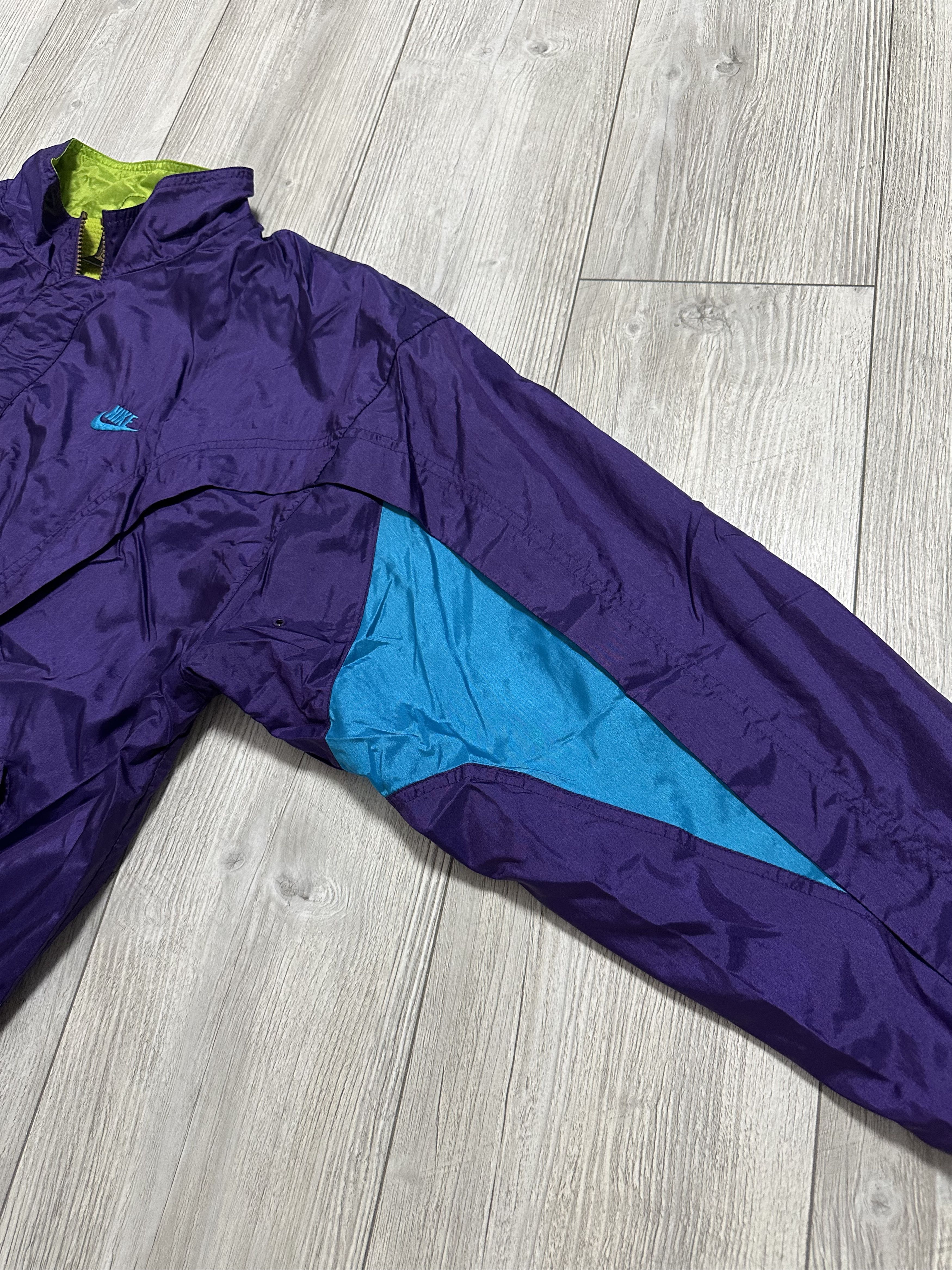 Nike Nike Vintage 90s Premier League Football Windbreaker Jacket Size US XL / EU 56 / 4 - 4 Thumbnail