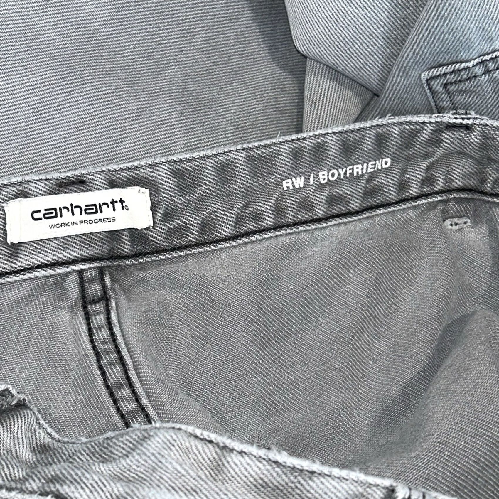 Carhartt VINTAGE Carhartt Work In Progress Pierce Jeans Woman 30 Gray Slim/Relaxed High Rise Denim Stretch City/Workwear Baggy? Size 30" / US 8 / IT 44 - 5 Thumbnail